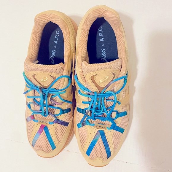 Asics Running x APC Gel-Sonoma 15-50 Beige Blue Dune New Men Shoes 1203A226-200 - Picture 4 of 10